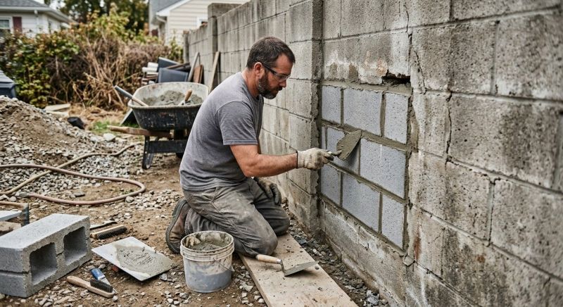 Masonry Wall Repair Service